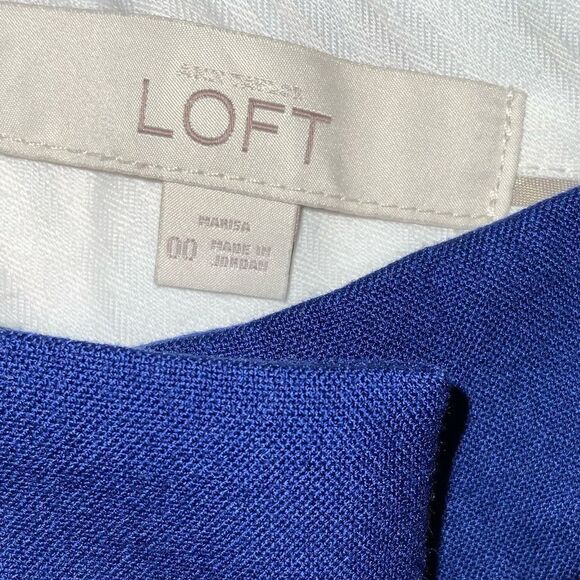 Ann Taylor LOFT Blue Pants 00 - Picture 3 of 3